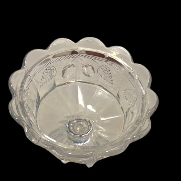 Vintage Elegant Crystal Glass Candy Dish or Compote - Picture 12 of 14